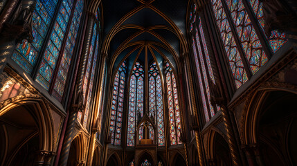 A mesmerizing capture of a cathedrals