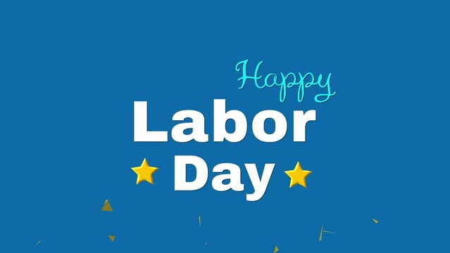 Labor day animated greeting