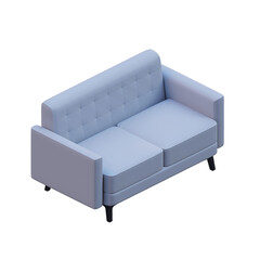 Sofa 3D Render Design Element 05
