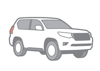 Obraz premium SUV - VECTOR ILLUSTRATOR ON WHITE BACKGROUND - VECTOR_T431 : 594932752
