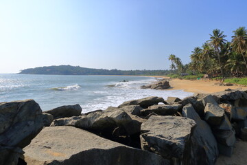 Ettikulam beach near kannur, kerala, india