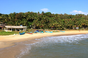 Ettikulam beach near kannur, kerala, india