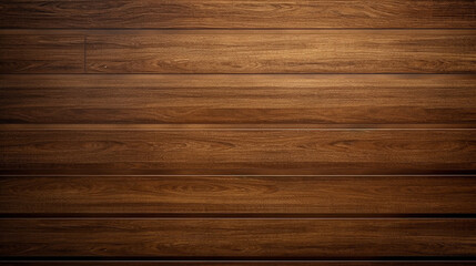 Obraz na płótnie Canvas a brown wooden background with horizontal grooves wood pattern texture Generative AI