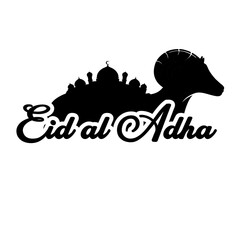eid al-aldha sillhouette element