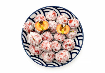 Traditional Chinese snack, sugar gourd made with hawthorn and sugar