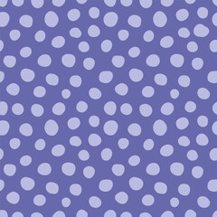 Purple seamless pattern with purple spots