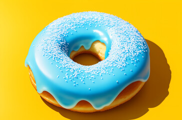 Fototapeta na wymiar Delicious donut. Generative AI.