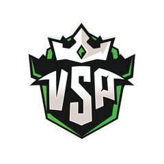 VSP text mascot logo