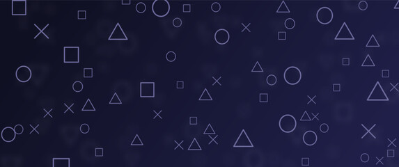 Seamless game line doodle or icons theme background design concept, modern elegant game background design. Used for background, backdrop, thumbnail, game banner.