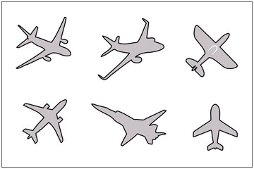 Airplane seamless pattern
