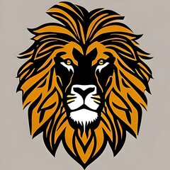 lion head vector