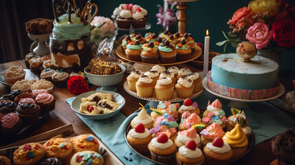 cupcakes with chocolate