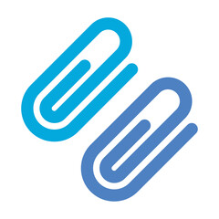 Obraz premium Paperclip Icon