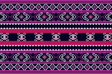 geometric ethnic oriental seamless pattern traditional Design for background, carpet, wallpaper. clothing, wrapping, Batik