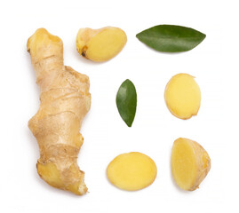 ginger isolated on white background