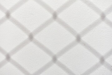 Closeup of blurred rust wall grid with white background