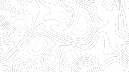 Abstract topographic contours map background, Topography map background. Vector geographic contour map.  Modern design with White background with topographic wavy pattern design.