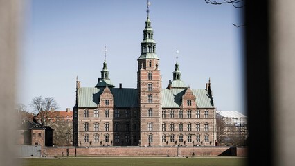 Famous Rosenborg Castle in Copenhagen, Denmark
