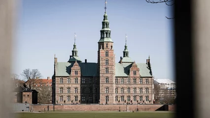 Zelfklevend Fotobehang Historisch monument Famous Rosenborg Castle in Copenhagen, Denmark