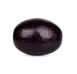 Ripe avocado isolated on white background