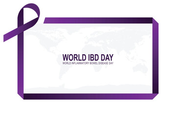 World IBD Day background.