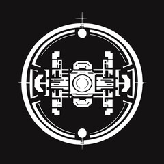 Sci-fi vector art