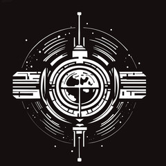 Sci-fi vector art