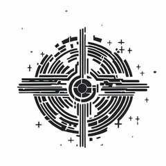 Sci-fi vector art
