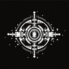 Sci-fi vector art