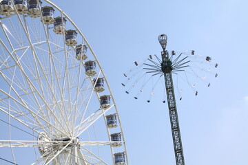 paderborn, northrine westfalia, germany juli 30. 2022  libori, tivoli, carousel