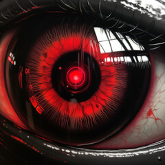 Red Terminator Eye
