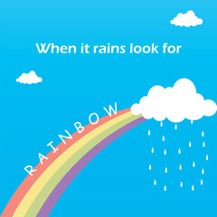 The Rainbow Vector Illustration Graphic