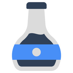 Trendy vector design of oil bottle 