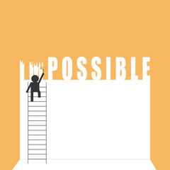 I Am Possible Vector Illustration Graphic