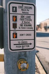 Crosswalk Signal Sign