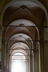 Naklejka premium Interior of San Marco church in Milan, Italy