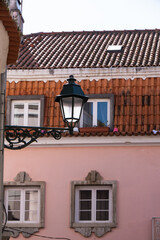 A traditional european lamp