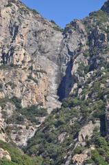 Naklejka premium The mountains and sea on Mount Athos 