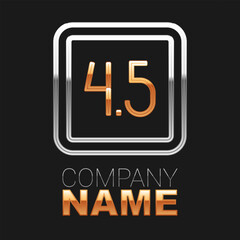 Line Film or movie cinematography rating or review icon isolated on black background. Colorful outline concept. Vector