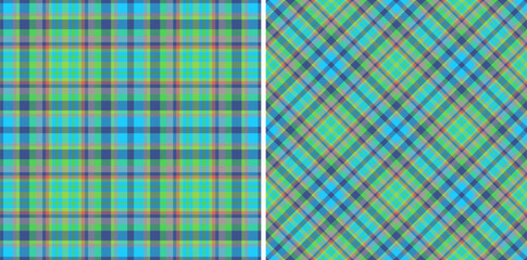 Vector seamless background. Plaid textile tartan. Check pattern texture fabric.