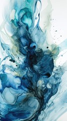 A Beautiful Watercolored Abstract Background. Generative AI