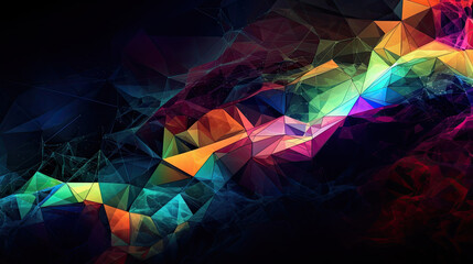 Light, wave, energy, abstract desktop background, made with Generative AI