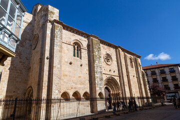 Fototapeta na wymiar Iglesia de Santa María Magdalena (siglo XII). Zamora, Castilla y León, España.
