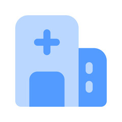Fototapeta premium hospital icon