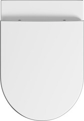 Top view of white Toilet