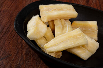 Cooked Manioc Esculenta (mandioca, Yuca, Brazilian Rice Paddy)