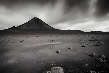 A view of the Mount Doom volcano in Mordor
