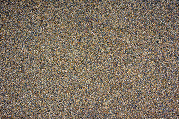 Full-surface texture from no gray pebbles.
