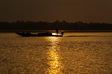Fototapeta premium Golden hour landscape 