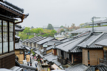 雨の日　京都